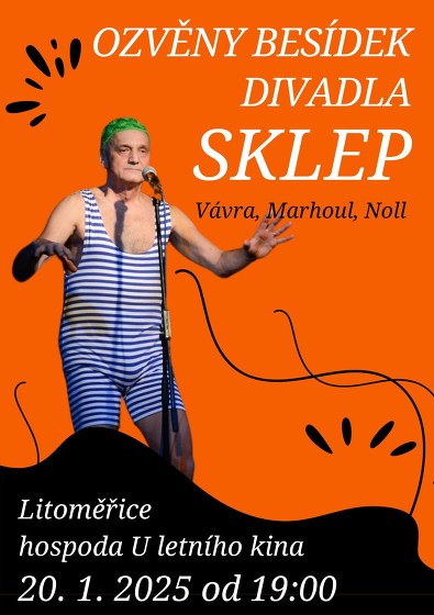 Plakát události Ozvěny Besídek Divadla Sklep