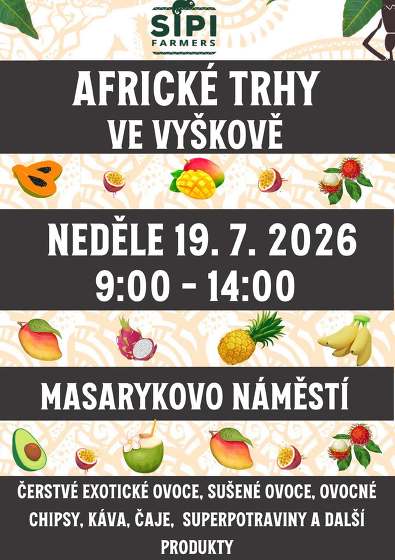 Plakát události Africké trhy