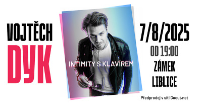 Plakát události Vojtěch Dyk: Intimity s klavírem na zámku Liblice