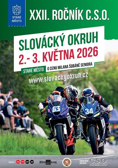 Plakát události Slovácký okruh - O cenu Milana Šobáně seniora XXII. ročník