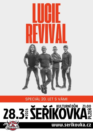 Plakát události Lucie Revival - 20 let s vámi