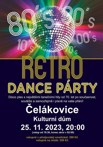 Plakát události Retro dance party