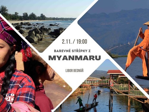 Plakát události Barevné střípky z Myanmaru