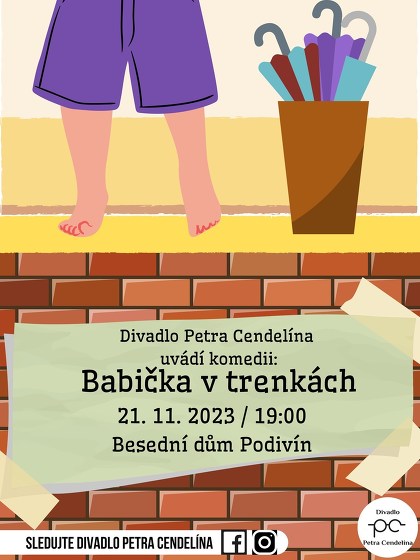 Plakát události Babička v Trenkách - první repríza