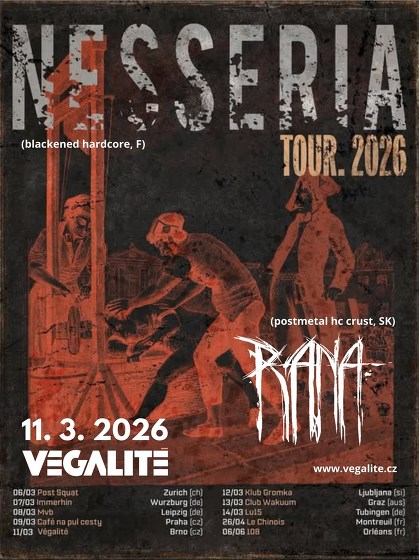 Plakát události NESSERIA (F) / RANA (SK)