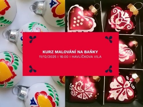 Plakát události Kurz malování na baňky