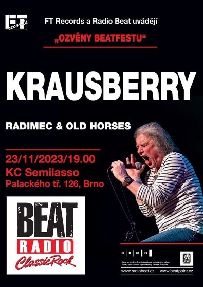 Plakát události Krausberry - Ozvěny Beatfestu 2023