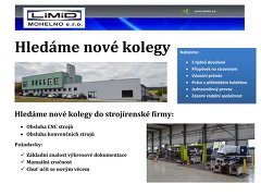 LIMID Mohelno s.r.o. nabízí práci na pozici Dělník ve výrobě v obci Mohelno