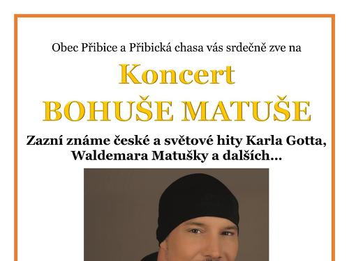 Plakát události Koncert Bohuše Matuše
