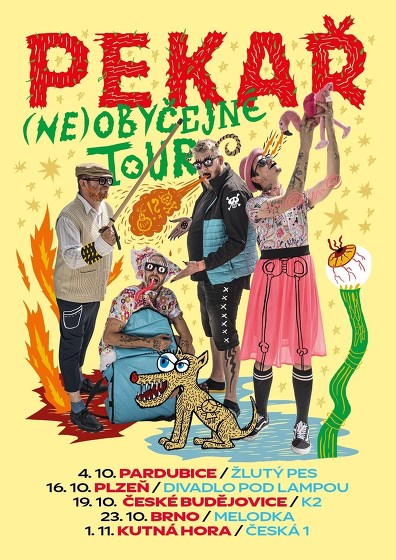 Plakát události Pekař - (Ne)Obyčejné tour