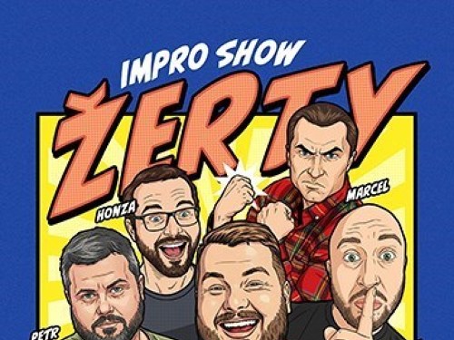 Plakát události ŽERTY STRANOU - Impro comedy show