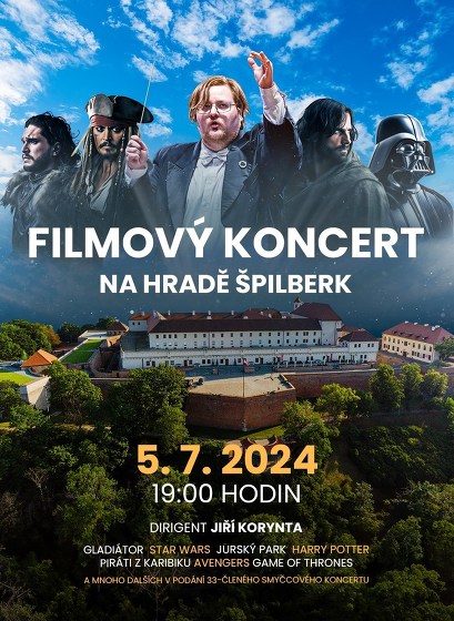 Plakát události Koncert filmové hudby | Hrad ŠPILBERK, BRNO