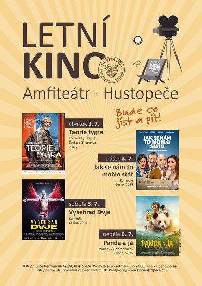 Plakát události Letní kino v Hustopečích