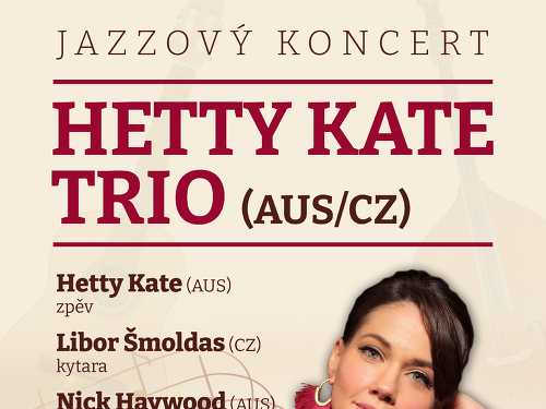 Plakát události Hetty Kate Trio (AUS/CZ)