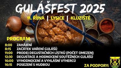 Plakát události Gulášfest, Lysice