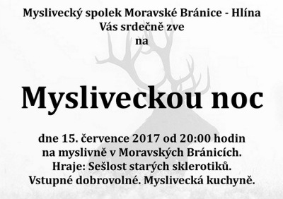 Plakát události Myslivecká noc