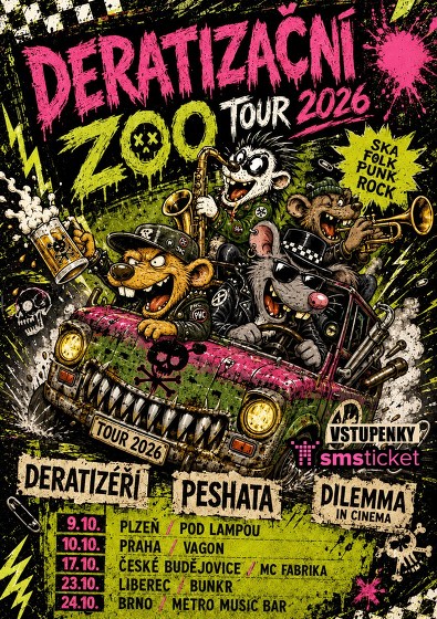 Plakát události DERATIZAČNÍ ZOO TOUR 2026