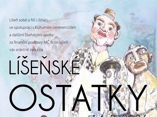 Plakát události Líšeňské ostatky 2026