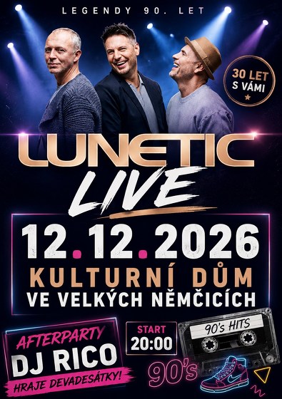 Plakát události Lunetic LIVE