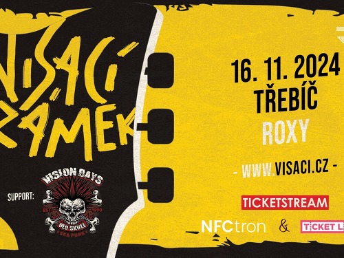 Plakát události Visací Zámek – support Vision Days