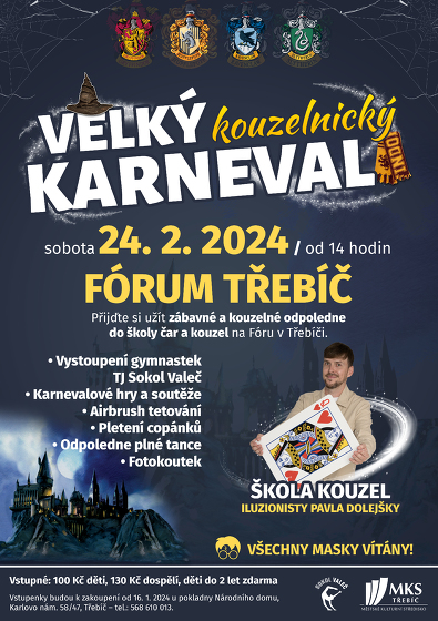 Plakát události Velký kouzelnický karneval