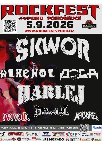 Plakát události ROCKFEST #vPOHO 2026