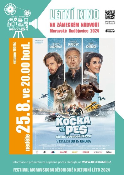 Plakát události Letní kino: Kočka a pes