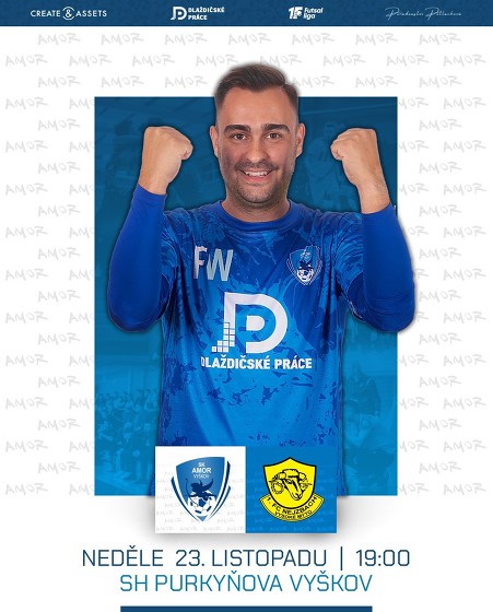 Plakát události Amor Vyškov : 1.FC Nejzbach Vysoké Mýto