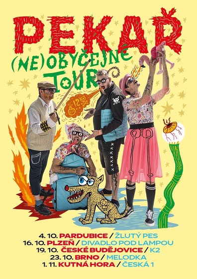 Plakát události Pekař - (Ne)Obyčejné tour