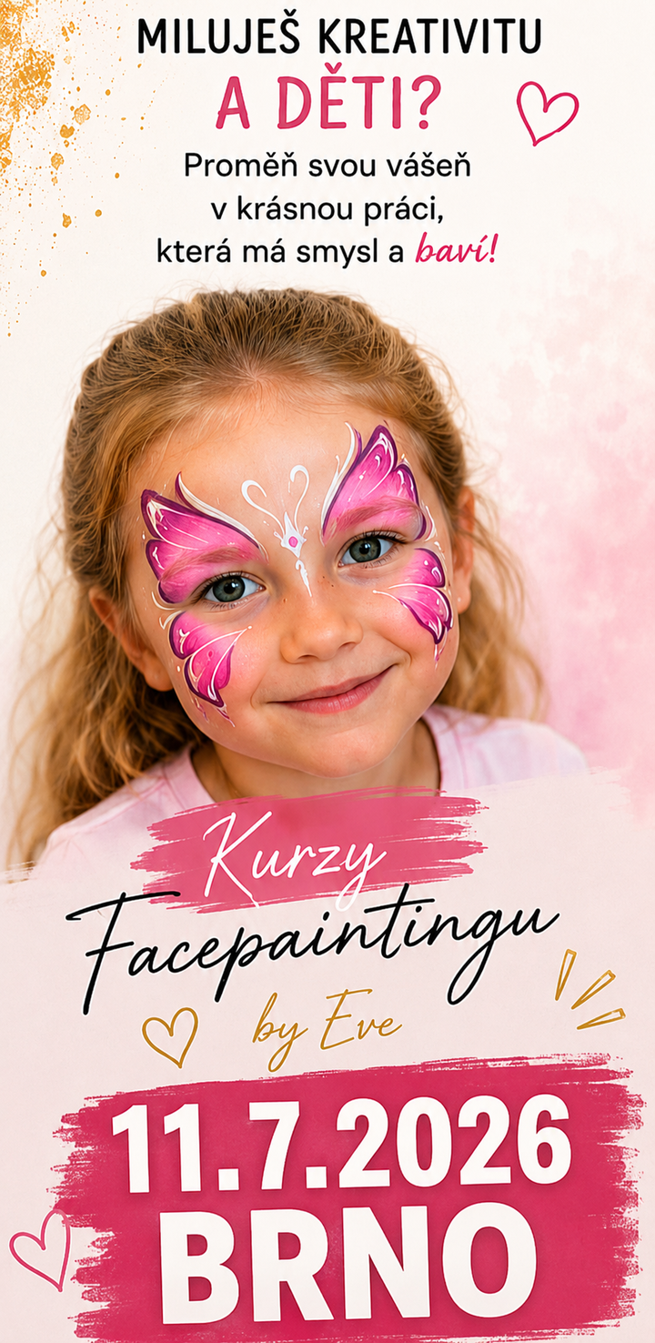Kurz Malování na obličej Facepainting BRNO