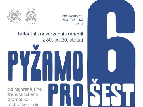 Plakát události Pyžamo pro šest, divadelní komedie, venkovní scéna
