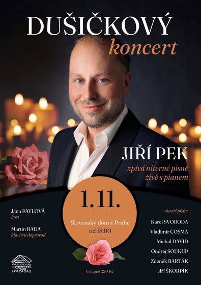 Plakát události DUŠIČKOVÝ KONCERT | Jiří Pek