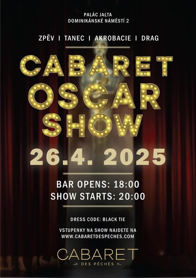 Plakát události Cabaret OSCAR show