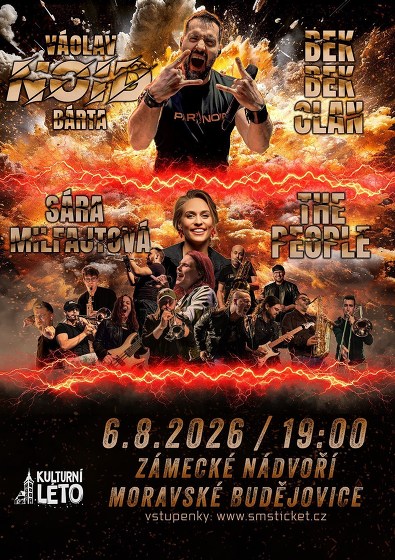 Plakát události Václav Noid Bárta & Bek Bek Clan a Sára Milfajtová a The People
