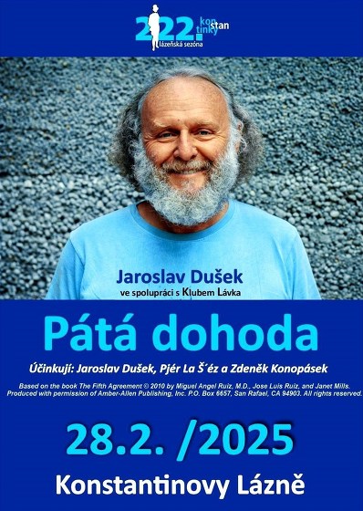 Plakát události Pátá dohoda - Jaroslav Dušek