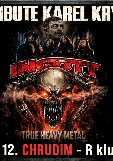 Plakát události INGOTT: Metalová pocta Karlu Krylovi – Live!