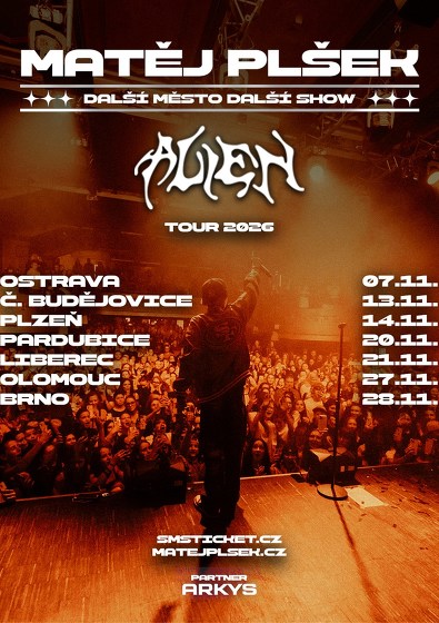Plakát události Matěj Plšek ALIEN TOUR 2026