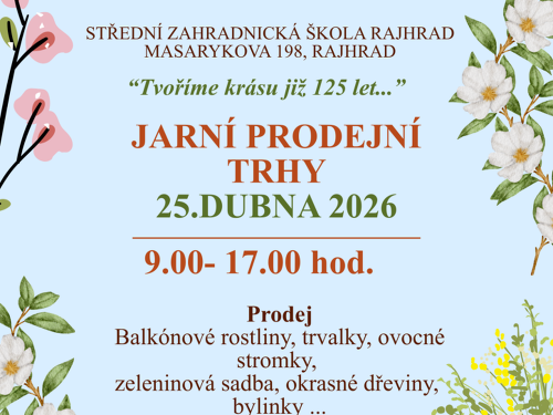 Plakát události Jarní prodejní trhy