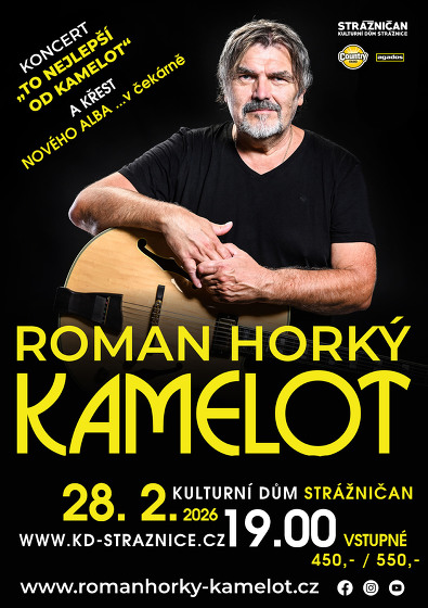Plakát události Roman Horký a Kamelot