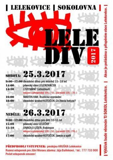 Plakát události Divadelní festival Lelediv