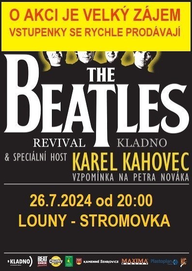 Plakát události Beatles Revival + Karel Kahovec