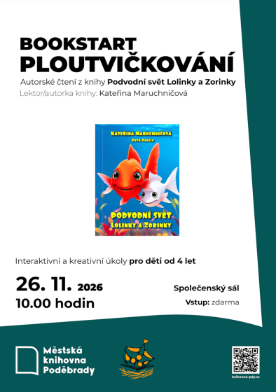 Plakát události Bookstart Ploutvičkování