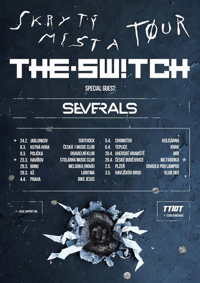 Plakát události The.Switch - Skrytý místa tour 2024 + special guest Severals