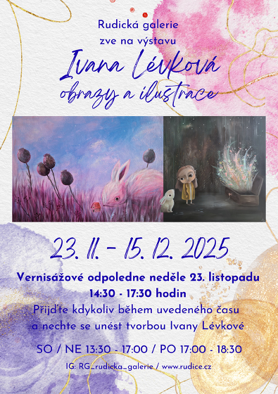Plakát události Výstava v Rudické galerie - Ivana Lévková