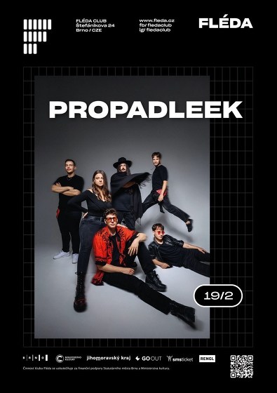 Plakát události PROPADLEEK (křest alba)