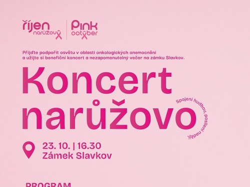 Plakát události Koncert narůžovo