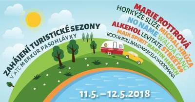 Plakát události Zahájení turistické sezony v autokempu Merkur Pasohlávky 2018