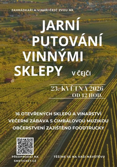 Plakát události Jarní putování vinnými sklepy v Čejči 2026