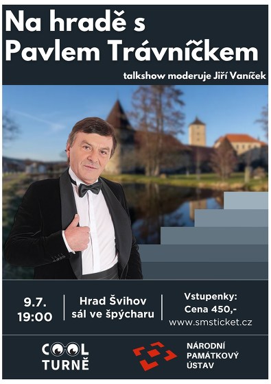Plakát události Na hradě s Pavlem Trávníčkem