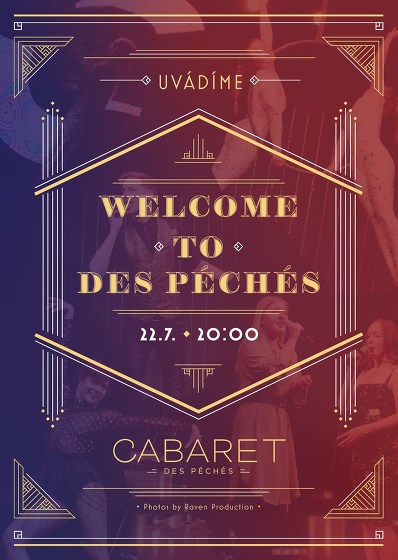 Plakát události WELCOME TO DES PÉCHÉS
